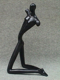 Male, black, kneeling, piece no. 1