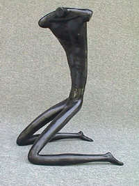 Male, black, kneeling, piece no. 2