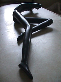 Male, black, reclining, piece no. 1